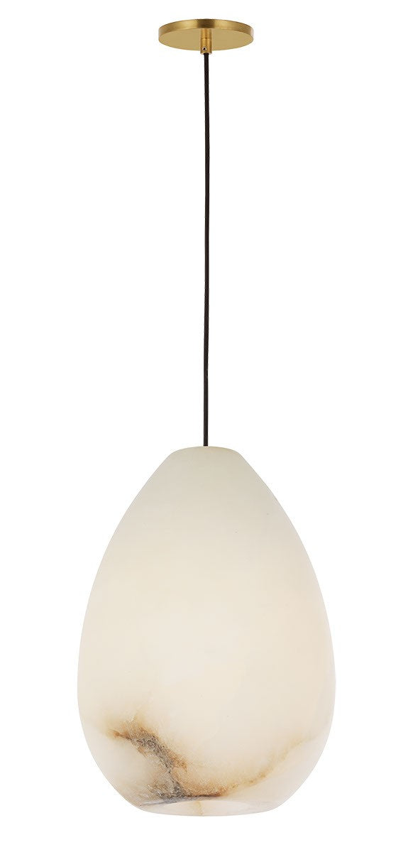 One Light Pendant<br /><span style="color:#4AB0CE;">Entrega: 4-10 dias en USA</span><br /><span style="color:#4AB0CE;font-size:60%;">PREGUNTE POR ENTREGA EN PANAMA</span><br />Collection: Alina<br />Finish: Hand Rubbed Antique Brass
