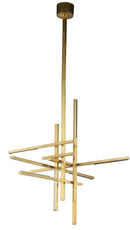 LED Chandelier<br /><span style="color:#4AB0CE;">Entrega: 4-10 dias en USA</span><br /><span style="color:#4AB0CE;font-size:60%;">PREGUNTE POR ENTREGA EN PANAMA</span><br />Collection: Cityscape<br />Finish: Hand Rubbed Antique Brass