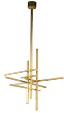 LED Chandelier<br /><span style="color:#4AB0CE;">Entrega: 4-10 dias en USA</span><br /><span style="color:#4AB0CE;font-size:60%;">PREGUNTE POR ENTREGA EN PANAMA</span><br />Collection: Cityscape<br />Finish: Hand Rubbed Antique Brass