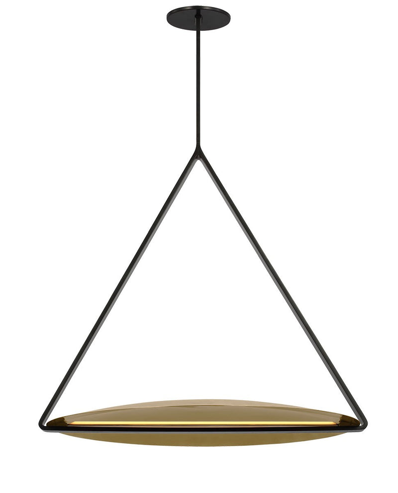 LED Pendant<br /><span style="color:#4AB0CE;">Entrega: 1-2 semanas en USA</span><br /><span style="color:#4AB0CE;font-size:60%;">PREGUNTE POR ENTREGA EN PANAMA</span><br />Collection: Cymbal<br />Finish: Dark Bronze/Natural Brass