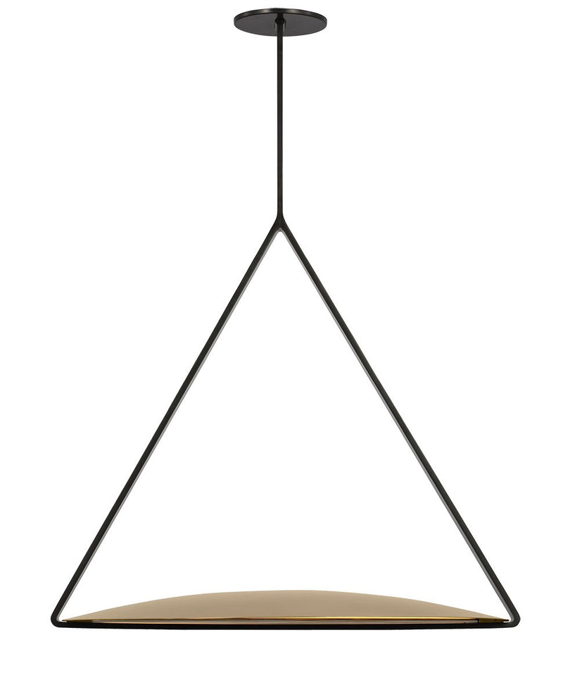 LED Pendant<br /><span style="color:#4AB0CE;">Entrega: 1-2 semanas en USA</span><br /><span style="color:#4AB0CE;font-size:60%;">PREGUNTE POR ENTREGA EN PANAMA</span><br />Collection: Cymbal<br />Finish: Dark Bronze/Natural Brass