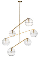 LED Chandelier<br /><span style="color:#4AB0CE;">Entrega: 3-4 semanas en USA</span><br /><span style="color:#4AB0CE;font-size:60%;">PREGUNTE POR ENTREGA EN PANAMA</span><br />Collection: Lowing<br />Finish: Polished Antique Brass