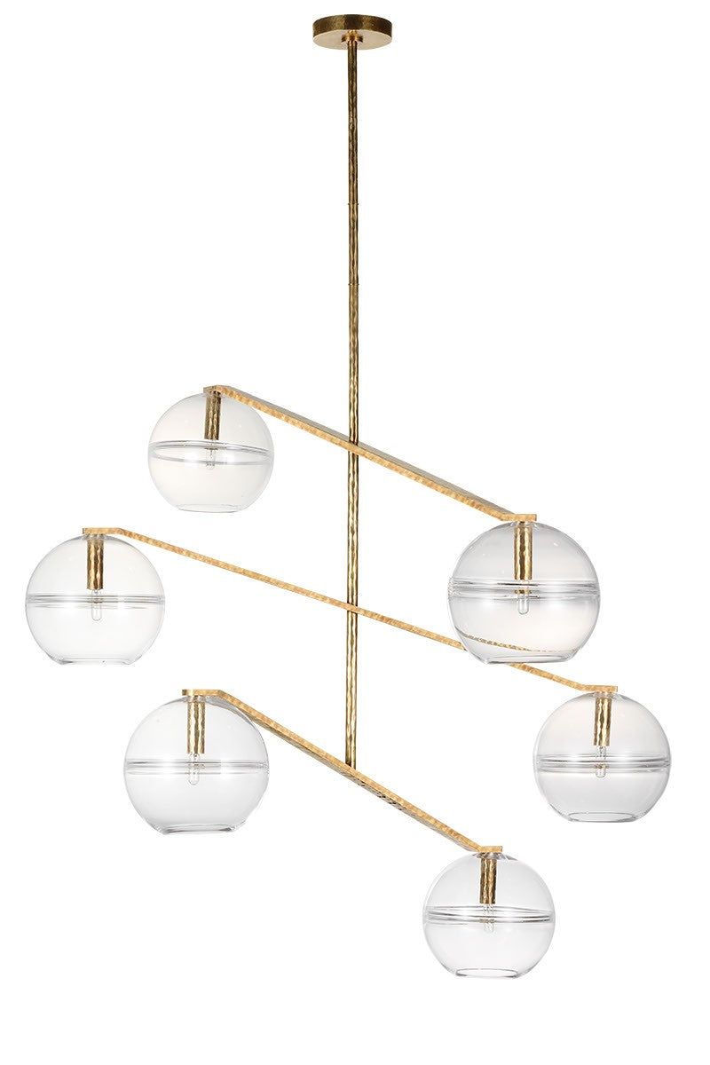 LED Chandelier<br /><span style="color:#4AB0CE;">Entrega: 5-6 semanas en USA</span><br /><span style="color:#4AB0CE;font-size:60%;">PREGUNTE POR ENTREGA EN PANAMA</span><br />Collection: Lowing<br />Finish: Polished Antique Brass