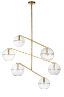 LED Chandelier<br /><span style="color:#4AB0CE;">Entrega: 3-4 semanas en USA</span><br /><span style="color:#4AB0CE;font-size:60%;">PREGUNTE POR ENTREGA EN PANAMA</span><br />Collection: Lowing<br />Finish: Polished Antique Brass