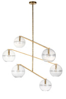 LED Chandelier<br /><span style="color:#4AB0CE;">Entrega: 3-4 semanas en USA</span><br /><span style="color:#4AB0CE;font-size:60%;">PREGUNTE POR ENTREGA EN PANAMA</span><br />Collection: Lowing<br />Finish: Polished Antique Brass