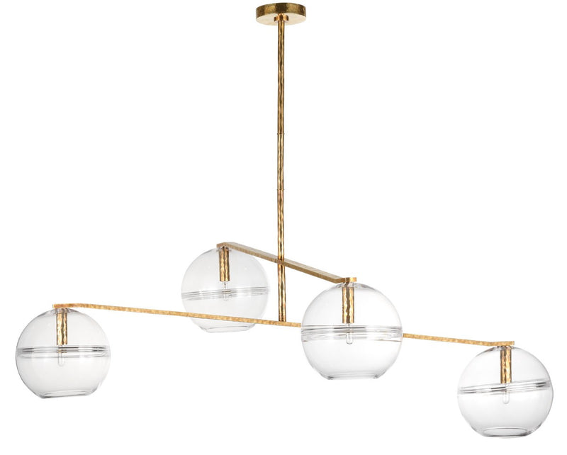 Four Light Chandelier<br /><span style="color:#4AB0CE;">Entrega: 4-10 dias en USA</span><br /><span style="color:#4AB0CE;font-size:60%;">PREGUNTE POR ENTREGA EN PANAMA</span><br />Collection: Lowing<br />Finish: Polished Antique Brass