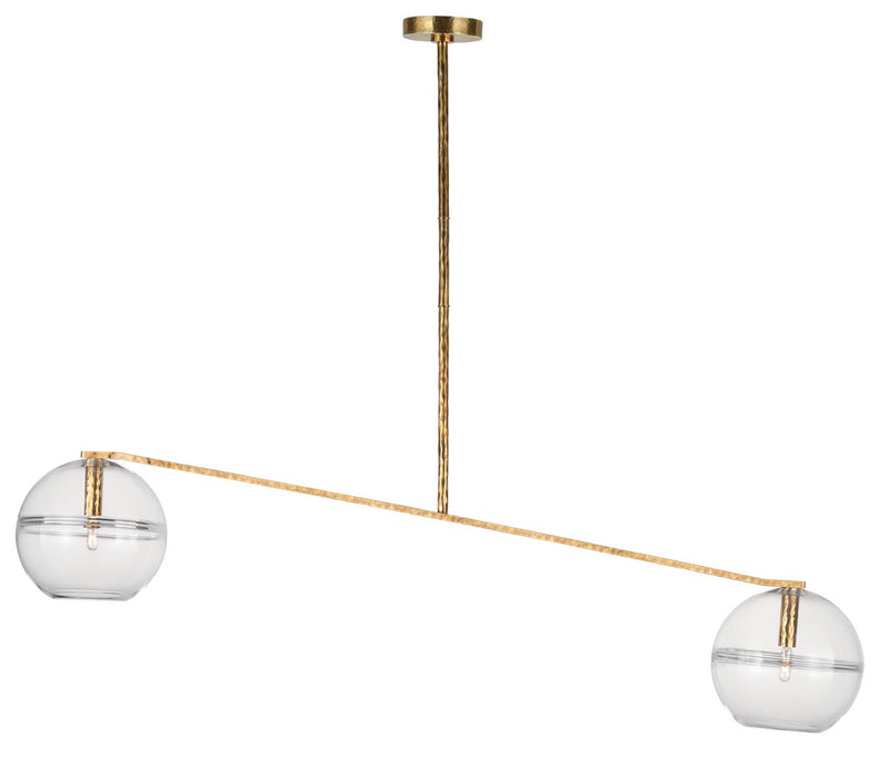 Two Light Chandelier<br /><span style="color:#4AB0CE;">Entrega: 4-10 dias en USA</span><br /><span style="color:#4AB0CE;font-size:60%;">PREGUNTE POR ENTREGA EN PANAMA</span><br />Collection: Lowing<br />Finish: Polished Antique Brass