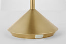 LED Table Lamp<br /><span style="color:#4AB0CE;">Entrega: 23-24 semanas en USA</span><br /><span style="color:#4AB0CE;font-size:60%;">PREGUNTE POR ENTREGA EN PANAMA</span><br />Collection: Moneta<br />Finish: Hand Rubbed Antique Brass