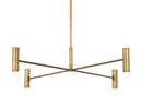 LED Chandelier<br /><span style="color:#4AB0CE;">Entrega: 4-10 dias en USA</span><br /><span style="color:#4AB0CE;font-size:60%;">PREGUNTE POR ENTREGA EN PANAMA</span><br />Collection: Ponte<br />Finish: Hand Rubbed Antique Brass