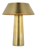 LED Table Lamp<br /><span style="color:#4AB0CE;">Entrega: 4-10 dias en USA</span><br /><span style="color:#4AB0CE;font-size:60%;">PREGUNTE POR ENTREGA EN PANAMA</span><br />Collection: Sesa<br />Finish: Hand Rubbed Antique Brass