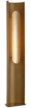 LED Floor Lamp<br /><span style="color:#4AB0CE;">Entrega: 4-10 dias en USA</span><br /><span style="color:#4AB0CE;font-size:60%;">PREGUNTE POR ENTREGA EN PANAMA</span><br />Collection: Shielded<br />Finish: Hand Rubbed Antique Brass