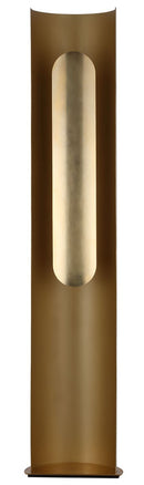 LED Floor Lamp<br /><span style="color:#4AB0CE;">Entrega: 4-10 dias en USA</span><br /><span style="color:#4AB0CE;font-size:60%;">PREGUNTE POR ENTREGA EN PANAMA</span><br />Collection: Shielded<br />Finish: Hand Rubbed Antique Brass