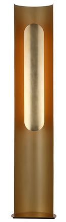 LED Floor Lamp<br /><span style="color:#4AB0CE;">Entrega: 4-10 dias en USA</span><br /><span style="color:#4AB0CE;font-size:60%;">PREGUNTE POR ENTREGA EN PANAMA</span><br />Collection: Shielded<br />Finish: Hand Rubbed Antique Brass