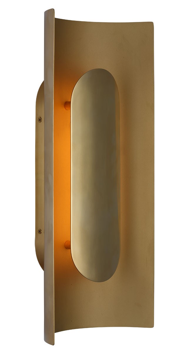 LED Wall Sconce<br /><span style="color:#4AB0CE;">Entrega: 21-22 semanas en USA</span><br /><span style="color:#4AB0CE;font-size:60%;">PREGUNTE POR ENTREGA EN PANAMA</span><br />Collection: Shielded<br />Finish: Hand Rubbed Antique Brass