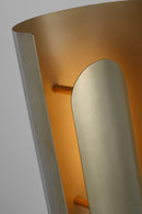 LED Table Lamp<br /><span style="color:#4AB0CE;">Entrega: 4-10 dias en USA</span><br /><span style="color:#4AB0CE;font-size:60%;">PREGUNTE POR ENTREGA EN PANAMA</span><br />Collection: Shielded<br />Finish: Hand Rubbed Antique Brass