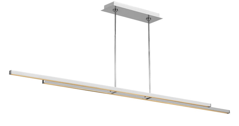 LED Linear Suspension<br /><span style="color:#4AB0CE;">Entrega: 4-5 semanas en USA</span><br /><span style="color:#4AB0CE;font-size:60%;">PREGUNTE POR ENTREGA EN PANAMA</span><br />Collection: Stagger<br />Finish: Polished Stainless Steel