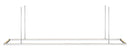 LED Linear Suspension<br /><span style="color:#4AB0CE;">Entrega: 4-10 dias en USA</span><br /><span style="color:#4AB0CE;font-size:60%;">PREGUNTE POR ENTREGA EN PANAMA</span><br />Collection: Stagger<br />Finish: Polished Stainless Steel
