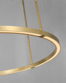 LED Chandelier<br /><span style="color:#4AB0CE;">Entrega: 11-12 semanas en USA</span><br /><span style="color:#4AB0CE;font-size:60%;">PREGUNTE POR ENTREGA EN PANAMA</span><br />Collection: Stagger<br />Finish: Hand Rubbed Antique Brass