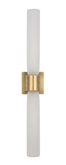 LED Wall Sconce<br /><span style="color:#4AB0CE;">Entrega: 26-27 semanas en USA</span><br /><span style="color:#4AB0CE;font-size:60%;">PREGUNTE POR ENTREGA EN PANAMA</span><br />Collection: Volver<br />Finish: Hand Rubbed Antique Brass