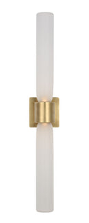 LED Wall Sconce<br /><span style="color:#4AB0CE;">Entrega: 26-27 semanas en USA</span><br /><span style="color:#4AB0CE;font-size:60%;">PREGUNTE POR ENTREGA EN PANAMA</span><br />Collection: Volver<br />Finish: Hand Rubbed Antique Brass