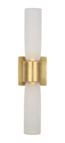 LED Wall Sconce<br /><span style="color:#4AB0CE;">Entrega: 4-10 dias en USA</span><br /><span style="color:#4AB0CE;font-size:60%;">PREGUNTE POR ENTREGA EN PANAMA</span><br />Collection: Volver<br />Finish: Hand Rubbed Antique Brass