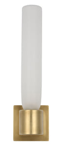 LED Wall Sconce<br /><span style="color:#4AB0CE;">Entrega: 26-27 semanas en USA</span><br /><span style="color:#4AB0CE;font-size:60%;">PREGUNTE POR ENTREGA EN PANAMA</span><br />Collection: Volver<br />Finish: Hand Rubbed Antique Brass