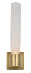 LED Wall Sconce<br /><span style="color:#4AB0CE;">Entrega: 1-2 semanas en USA</span><br /><span style="color:#4AB0CE;font-size:60%;">PREGUNTE POR ENTREGA EN PANAMA</span><br />Collection: Volver<br />Finish: Hand Rubbed Antique Brass