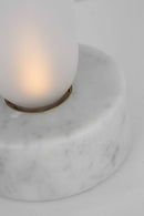 LED Table Lamp<br /><span style="color:#4AB0CE;">Entrega: 26-27 semanas en USA</span><br /><span style="color:#4AB0CE;font-size:60%;">PREGUNTE POR ENTREGA EN PANAMA</span><br />Collection: Volver<br />Finish: White Marble