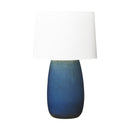 One Light Table Lamp<br /><span style="color:#4AB0CE;">Entrega: 4-10 dias en USA</span><br /><span style="color:#4AB0CE;font-size:60%;">PREGUNTE POR ENTREGA EN PANAMA</span><br />Collection: Roma<br />Finish: Deep Ocean Crackle