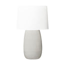 One Light Table Lamp<br /><span style="color:#4AB0CE;">Entrega: 4-10 dias en USA</span><br /><span style="color:#4AB0CE;font-size:60%;">PREGUNTE POR ENTREGA EN PANAMA</span><br />Collection: Roma<br />Finish: Shellish Grey