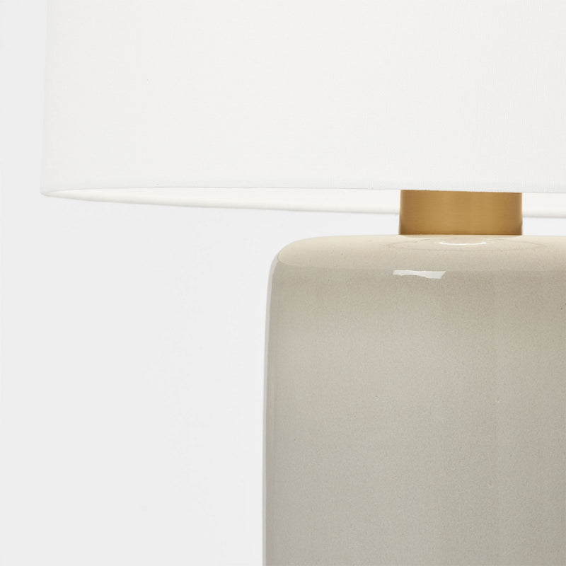 One Light Table Lamp<br /><span style="color:#4AB0CE;">Entrega: 4-10 dias en USA</span><br /><span style="color:#4AB0CE;font-size:60%;">PREGUNTE POR ENTREGA EN PANAMA</span><br />Collection: Shanghai<br />Finish: Shellish Grey