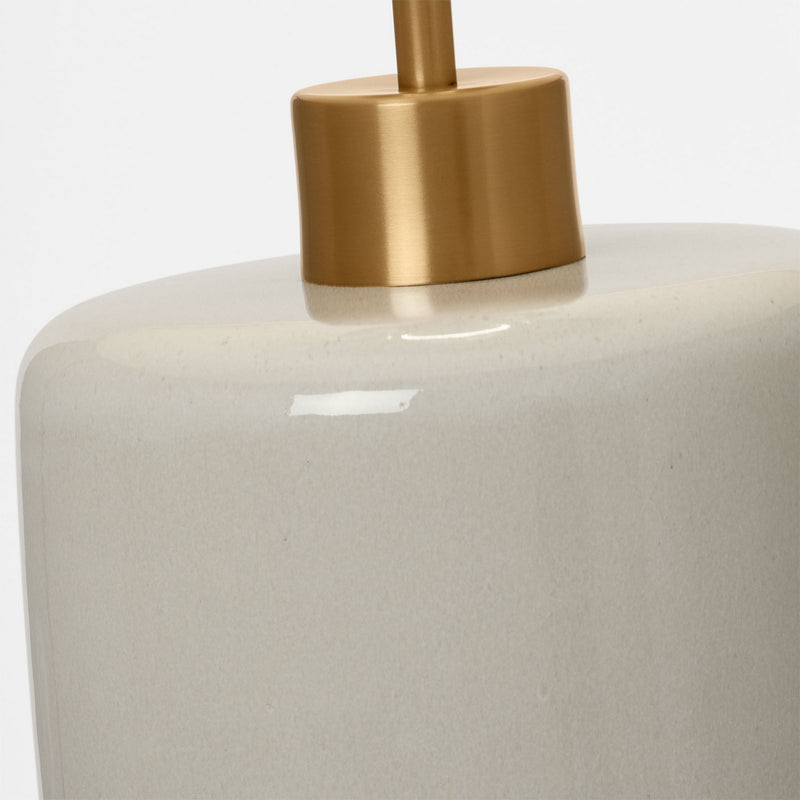 One Light Table Lamp<br /><span style="color:#4AB0CE;">Entrega: 4-10 dias en USA</span><br /><span style="color:#4AB0CE;font-size:60%;">PREGUNTE POR ENTREGA EN PANAMA</span><br />Collection: Shanghai<br />Finish: Shellish Grey