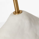 One Light Table Lamp<br /><span style="color:#4AB0CE;">Entrega: 4-10 dias en USA</span><br /><span style="color:#4AB0CE;font-size:60%;">PREGUNTE POR ENTREGA EN PANAMA</span><br />Collection: Broxton<br />Finish: Matte White Ceramic