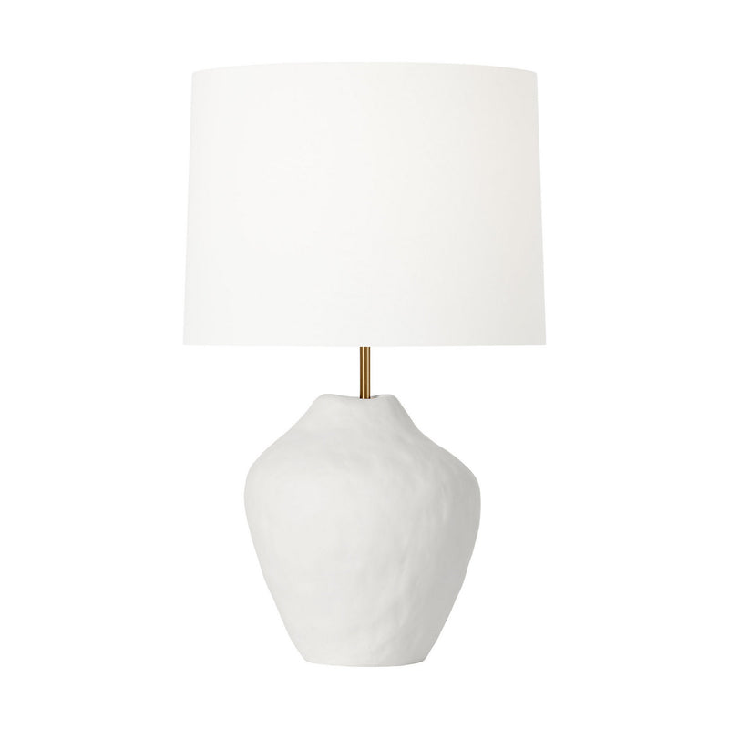 One Light Table Lamp<br /><span style="color:#4AB0CE;">Entrega: 4-10 dias en USA</span><br /><span style="color:#4AB0CE;font-size:60%;">PREGUNTE POR ENTREGA EN PANAMA</span><br />Collection: Cadley<br />Finish: Matte White Ceramic