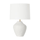 One Light Table Lamp<br /><span style="color:#4AB0CE;">Entrega: 4-10 dias en USA</span><br /><span style="color:#4AB0CE;font-size:60%;">PREGUNTE POR ENTREGA EN PANAMA</span><br />Collection: Cadley<br />Finish: Matte White Ceramic