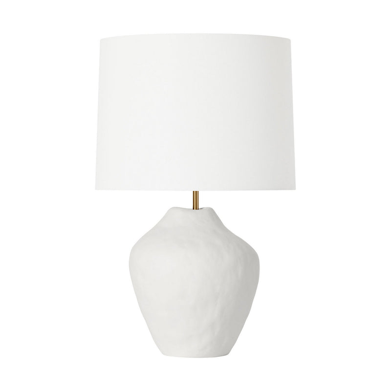 One Light Table Lamp<br /><span style="color:#4AB0CE;">Entrega: 4-10 dias en USA</span><br /><span style="color:#4AB0CE;font-size:60%;">PREGUNTE POR ENTREGA EN PANAMA</span><br />Collection: Cadley<br />Finish: Matte White Ceramic