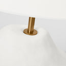 One Light Table Lamp<br /><span style="color:#4AB0CE;">Entrega: 4-10 dias en USA</span><br /><span style="color:#4AB0CE;font-size:60%;">PREGUNTE POR ENTREGA EN PANAMA</span><br />Collection: Cadley<br />Finish: Matte White Ceramic