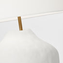 One Light Table Lamp<br /><span style="color:#4AB0CE;">Entrega: 4-10 dias en USA</span><br /><span style="color:#4AB0CE;font-size:60%;">PREGUNTE POR ENTREGA EN PANAMA</span><br />Collection: Cadley<br />Finish: Matte White Ceramic