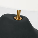 One Light Table Lamp<br /><span style="color:#4AB0CE;">Entrega: 4-10 dias en USA</span><br /><span style="color:#4AB0CE;font-size:60%;">PREGUNTE POR ENTREGA EN PANAMA</span><br />Collection: Cadley<br />Finish: Rough Black Ceramic