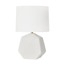One Light Table Lamp<br /><span style="color:#4AB0CE;">Entrega: 4-10 dias en USA</span><br /><span style="color:#4AB0CE;font-size:60%;">PREGUNTE POR ENTREGA EN PANAMA</span><br />Collection: Tallulah<br />Finish: Matte White Ceramic