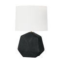 One Light Table Lamp<br /><span style="color:#4AB0CE;">Entrega: 4-10 dias en USA</span><br /><span style="color:#4AB0CE;font-size:60%;">PREGUNTE POR ENTREGA EN PANAMA</span><br />Collection: Tallulah<br />Finish: Rough Black Ceramic