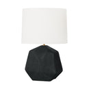 One Light Table Lamp<br /><span style="color:#4AB0CE;">Entrega: 4-10 dias en USA</span><br /><span style="color:#4AB0CE;font-size:60%;">PREGUNTE POR ENTREGA EN PANAMA</span><br />Collection: Tallulah<br />Finish: Rough Black Ceramic