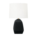 One Light Table Lamp<br /><span style="color:#4AB0CE;">Entrega: 4-10 dias en USA</span><br /><span style="color:#4AB0CE;font-size:60%;">PREGUNTE POR ENTREGA EN PANAMA</span><br />Collection: Tallulah<br />Finish: Rough Black Ceramic