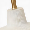 One Light Table Lamp<br /><span style="color:#4AB0CE;">Entrega: 4-10 dias en USA</span><br /><span style="color:#4AB0CE;font-size:60%;">PREGUNTE POR ENTREGA EN PANAMA</span><br />Collection: Panola<br />Finish: Matte White Ceramic