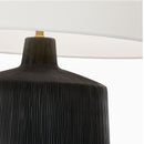 One Light Table Lamp<br /><span style="color:#4AB0CE;">Entrega: 4-10 dias en USA</span><br /><span style="color:#4AB0CE;font-size:60%;">PREGUNTE POR ENTREGA EN PANAMA</span><br />Collection: Panola<br />Finish: Rough Black Ceramic