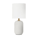 One Light Table Lamp<br /><span style="color:#4AB0CE;">Entrega: 4-10 dias en USA</span><br /><span style="color:#4AB0CE;font-size:60%;">PREGUNTE POR ENTREGA EN PANAMA</span><br />Collection: Fanny<br />Finish: Matte White Ceramic