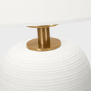 One Light Table Lamp<br /><span style="color:#4AB0CE;">Entrega: 4-10 dias en USA</span><br /><span style="color:#4AB0CE;font-size:60%;">PREGUNTE POR ENTREGA EN PANAMA</span><br />Collection: Fanny<br />Finish: Matte White Ceramic