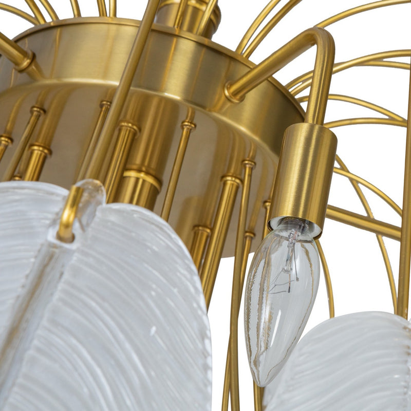 21 Light Chandelier<br /><span style="color:#4AB0CE;">Entrega: 4-10 dias en USA</span><br /><span style="color:#4AB0CE;font-size:60%;">PREGUNTE POR ENTREGA EN PANAMA</span><br />Collection: Alessia<br />Finish: Brushed Brass