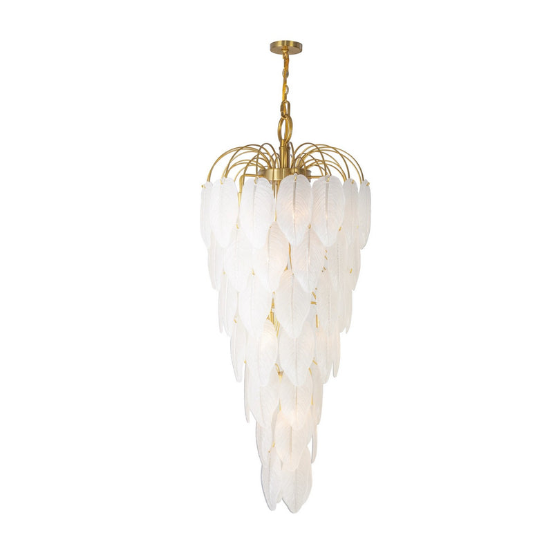 21 Light Chandelier<br /><span style="color:#4AB0CE;">Entrega: 4-10 dias en USA</span><br /><span style="color:#4AB0CE;font-size:60%;">PREGUNTE POR ENTREGA EN PANAMA</span><br />Collection: Alessia<br />Finish: Brushed Brass