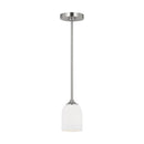 Generation Lighting - GLP1021EN3/BS - One Light Mini Pendant - Emile - Brushed Steel